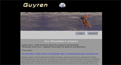 Desktop Screenshot of guyren.nl